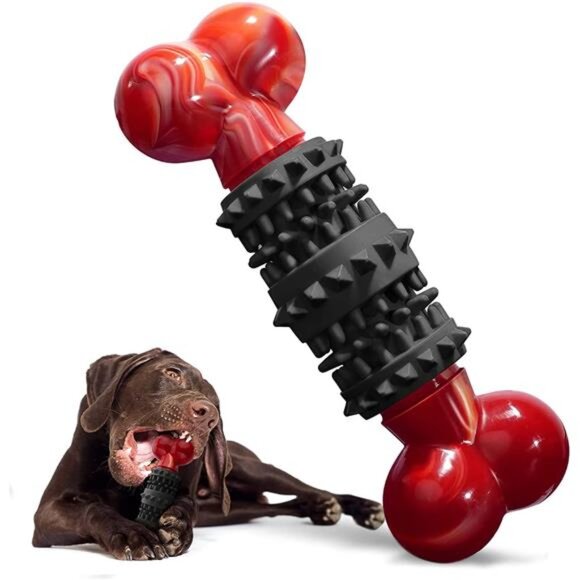 Dog Toys for Aggressive Chewers Bone Dog Toy Interactive Dog Toys for Large Dog - Picture 1 of 7